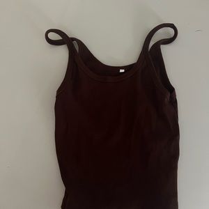 Brown tank top